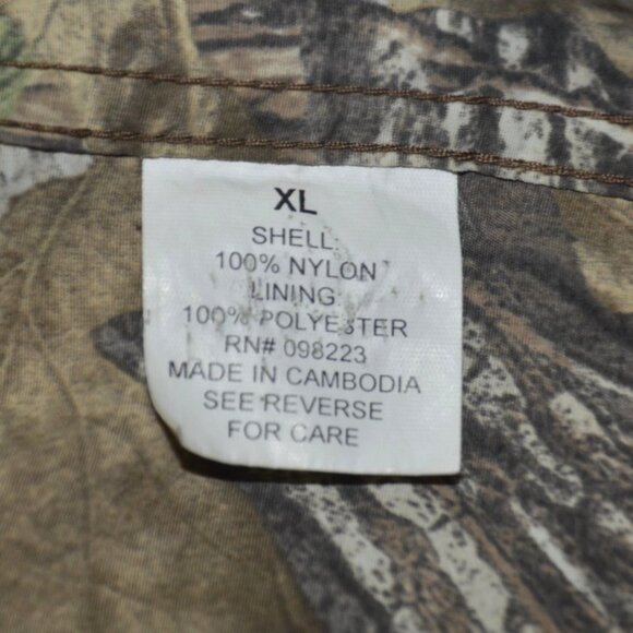 Mens XL Magellan Fish Gear Camo Shirt Vented Mag Wick Short Sleeve Hunting - Picture 9 of 10